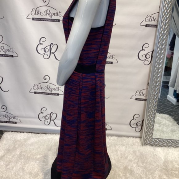 Missoni Patterned Knit Sz 10 Midi Dress - Picture 3 of 4